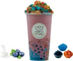 CC1. Blueberry tea milk tea 蓝精明奶茶